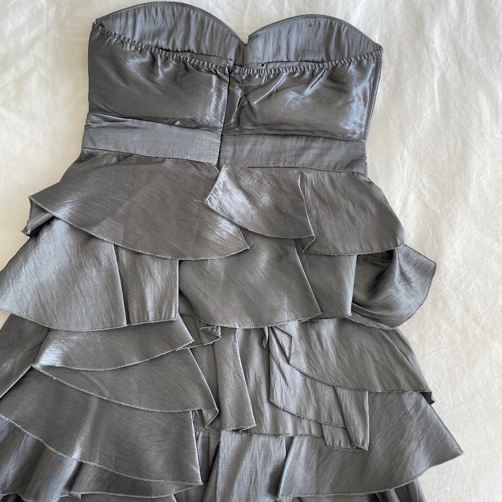 Metallic Strapless Mini Dress - Picture 3 of 7